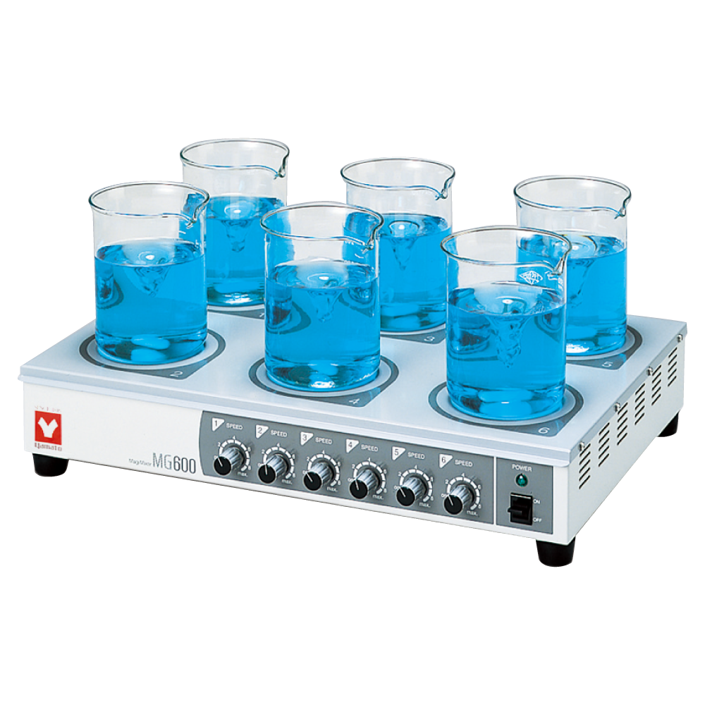 MÁY KHUẤY TỪ GIA NHIỆT 6 VỊ TRÍ MG 600H