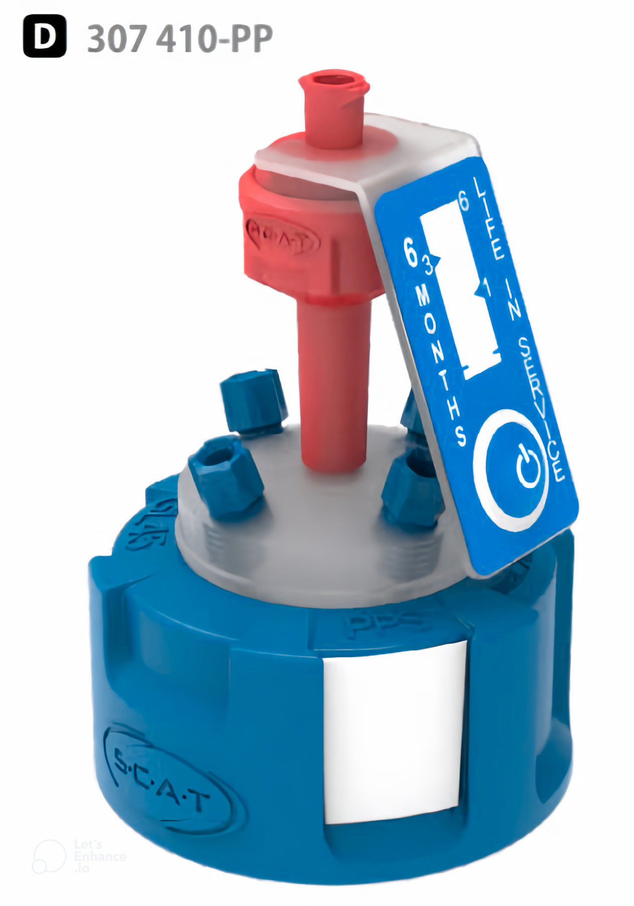 Nắp An Toàn cho Bình Dung Môi HPLC (4 cổng)